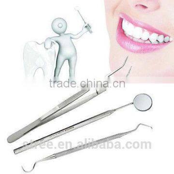 3pcs/set Oral Hygiene Dental Picks+Mirror+Scrapers Tooth Tartar Tool necessaire irrigator Cleaning