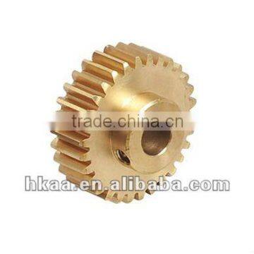 Custom power transmission mechanical parts brass worm gear