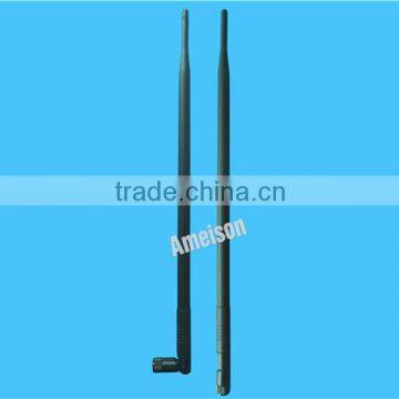 Antenna Manufacturer 2400-2483MHz 9dBi Omni-directional WiFi 2.4ghz rubber antenna