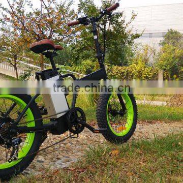 Hot sale oem folding mountain bike 36v 350w with MTB fat tire