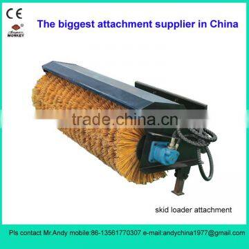 skid steer loader attachments angle broom