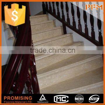 Super luxury villa decoration natural marble deck stair handrail