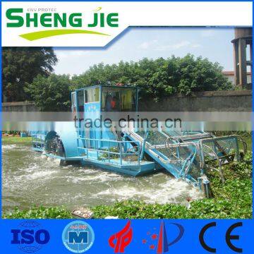 Full hydraulic water hyacinth harvester/aquatic weed cutter/aquatic plants harvester