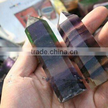 Natural Healing Purple Crystal Quartz wands Magic massage wands