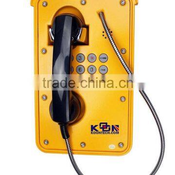 ip67 Waterproof Indstrud Telephone Tunnel, Port, Dock, Mines Telephone KNSP-09 Waterproof Industrial Telephone