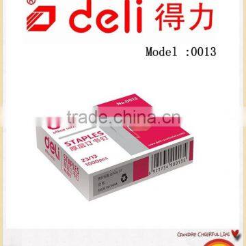 deli High strength thick staple 0013 number , Office suppliers/office staples