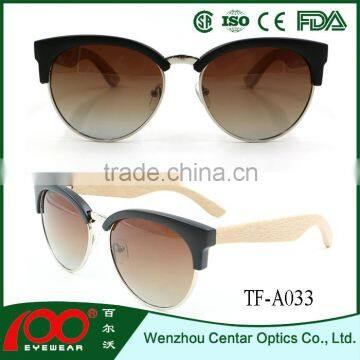 Newest design high quality brand designer sunglasses , wood polarized sunglasses , Bamboo sunglasses