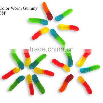 Halal Fruit Gummy Worm Soft Candy photo-2