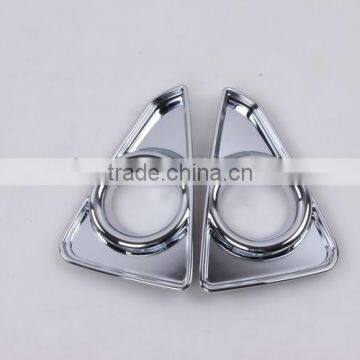 Chrome ABS Car Front Fog Light Lamp Cover Trims For Accessories Toyota RAV4 2016 (Fits: 2016 RAV4)