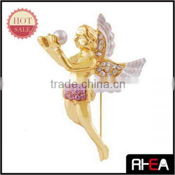 US and EU design Angel Fashion Christmas Brooch