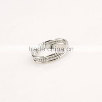 Simple Swirl Marks Finger Ring Without Stone photo-5