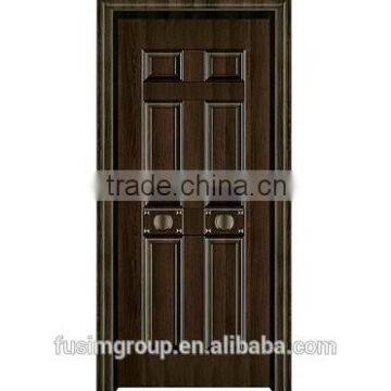 Steel wooden armored door hot sale