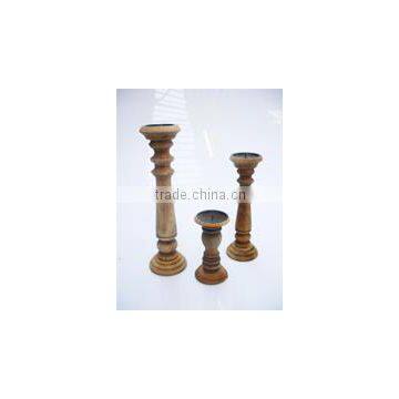 Wooden Candle holder home decorative wedding decoration wooden candlestick wooden candle holder