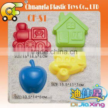 Chinese toys summer toys plastic beach mould toys sand mould in bulk