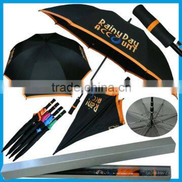 Automatic Fiberglass Strong Gift Luxury Golf Umbrella