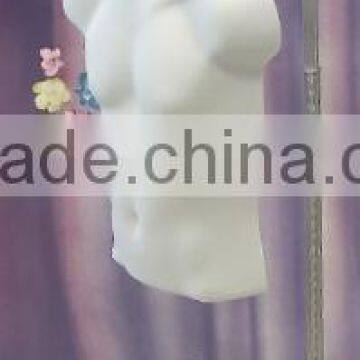 Plastic Mannequin Male Upper Torso Hanging Form | Black or White photo-2