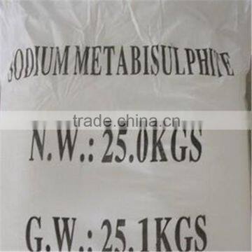 High Quality of Sodium Metabisulfite (Food Grade) for Bleacher