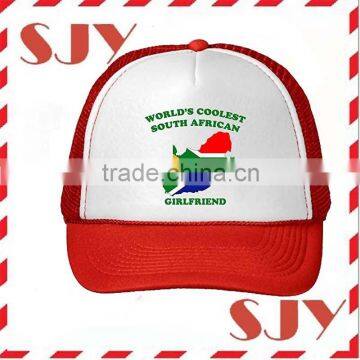 South africa foam and mesh kids trucker hat and cap