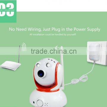 2015 super mini PTZ IP camera wireless android IP baby monitor camera