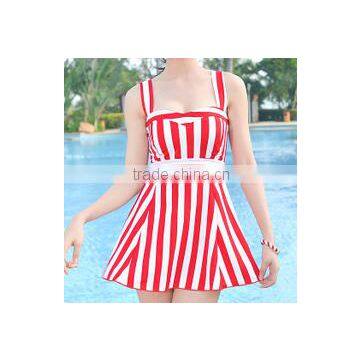 BSC105 Fashion Women Sexy One Piece Pure Skirt Bikini Swimwear photo-4