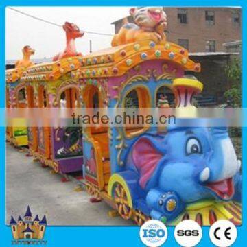 super supplier amusement park mini train playground rides elephant mini train