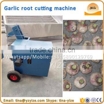 Garlic root cutting machine / garlic root cutter / garlic cutting machine