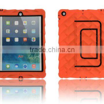 IC-08 Stand cover case for ipad 5,for ipad air case factory price ,new design for ipad air smart case cover
