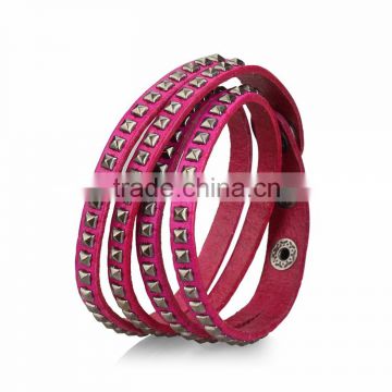 BOSHIHO New fashion leather unique mens bracelets wholesale