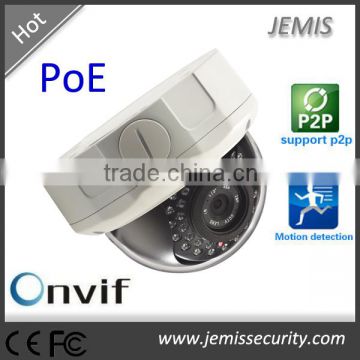 Motion Sensor outdoor water proof vandal proof 2mp infrared network dome ip camera