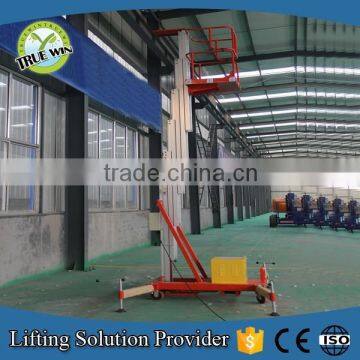 Aluminium single mast portable man lifts for sale