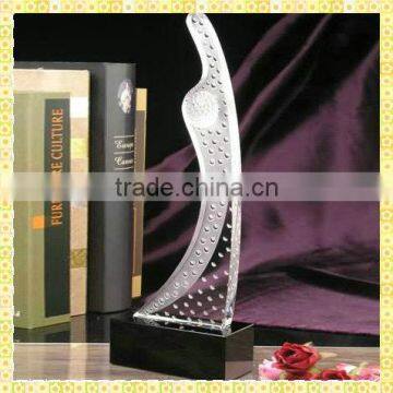 New Arrival Engraved Crystal Torch Trophy For Olympic Souvenirs Gifts