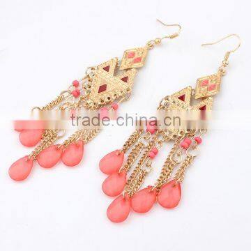 Fashion Jewelry Tassel Earrings Diamond Jewelry