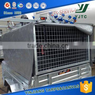 grey color utility trailer/truck cover