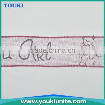 cotton materials printed ribbon