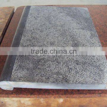 Bluestone border with honed bullnose