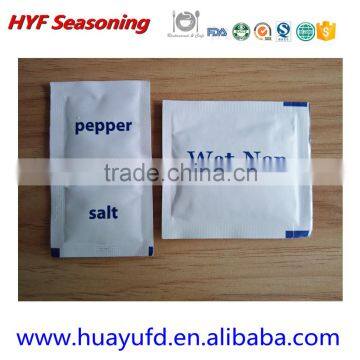 Iodized Salt and Pepper Packets