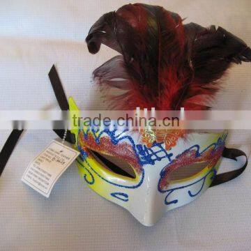 feather mask new design