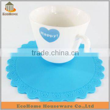 EC017AM Silicone cup mat,silicone coaster