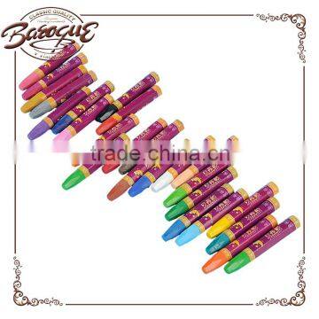 Wholesale bulk 24 color rainbow wax crayon oil pastel for kids school supplies set