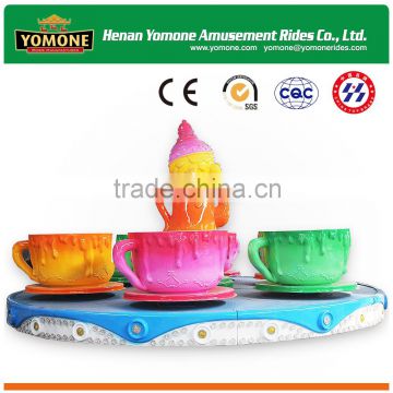 Amusement park games, factory direct supplier rotating tea cup ride for sale