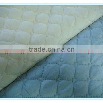 100% polyester quilted matterss fabric, quilting suede fabric for upholstery