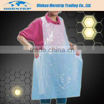 Plastic White Embossed Disposable Pe Aprons/plastic apron/disposable apron