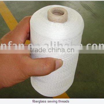 fiberglass sewing thread with PTFE dipping for industrial use