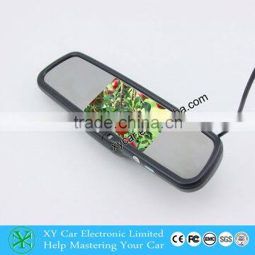 Universal 4.3 inch car rearview mirror monitor can connect reversing camera XY-2047