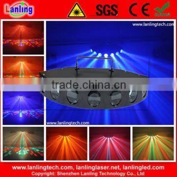 7 Lens RGBWY dj led project disco lights