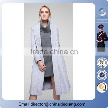 2016 new desgin lady winter long coat casual long coat