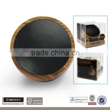 3D KNIGHT High Quality OEM Professional Mini Portable Wooden Wireless Bluetooth Speaker