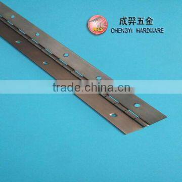 metal manufacturer offer 72 inch long 316 stainless steel hinges with holes