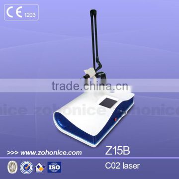 Eliminate Body Odor Z15B CO2 Fractional Treat 10600nm Telangiectasis Laser Scar Removal Machine Birth Mark Removal