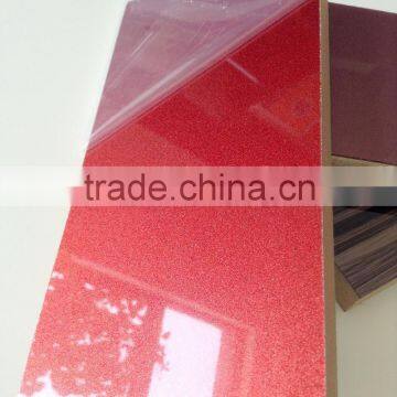 Fibreboard type high gloss uv plywood board /particle board /mdf